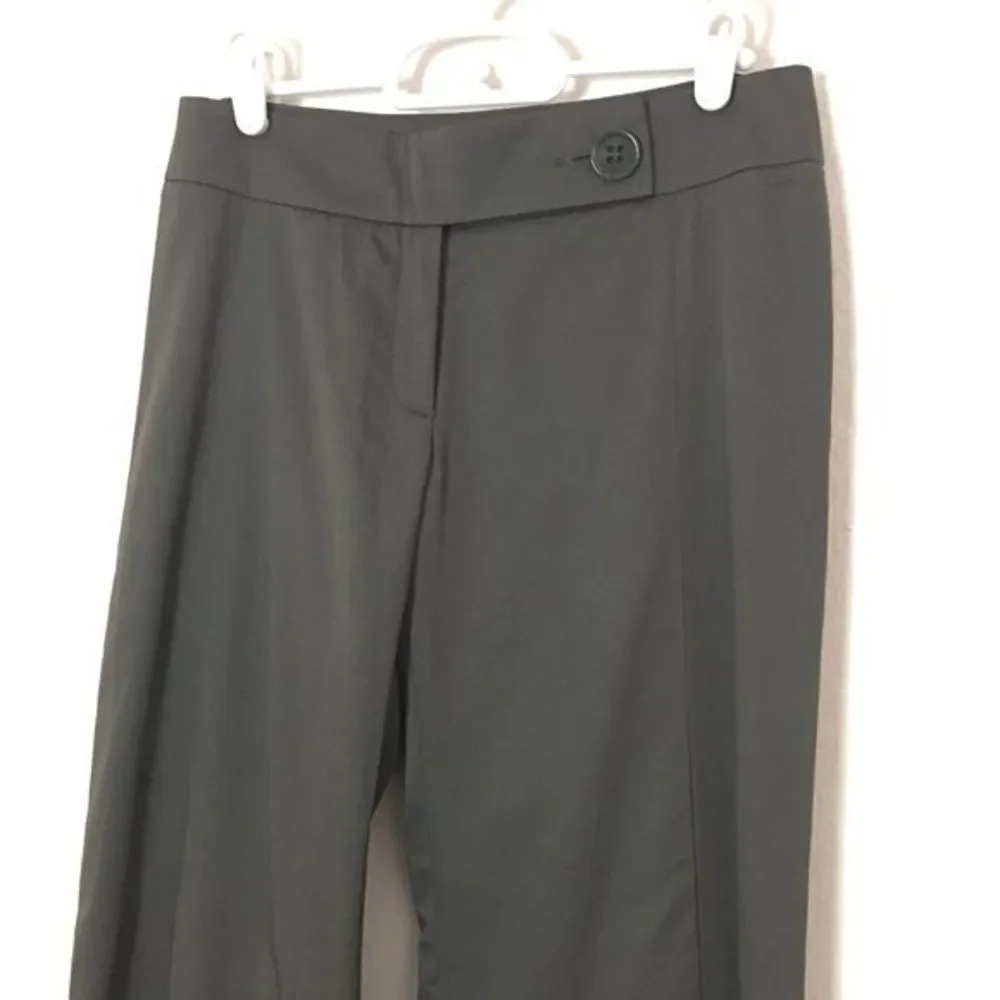 Ulla Johnson Pants Womens Size 2 28x34 Green 100% Cotton Mid Rise Flare Leg